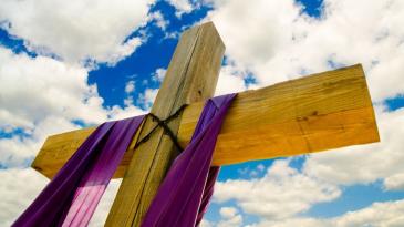 St Peters by the Sea: Lent Purple Cross
