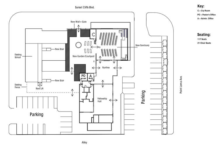 Architectural rendering of the proposed St. Peter's campus